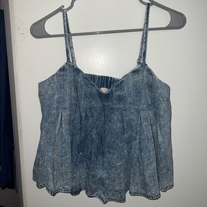 Altar’d State denim tank top size medium